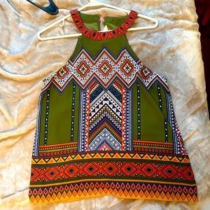 Aztec style top